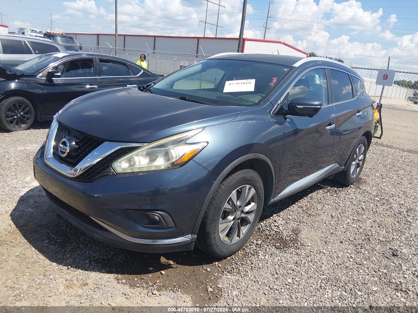 2015 Nissan Murano, Правий перед, IAAI, VIN 5N1AZ2MG4FN216356 — фото 2