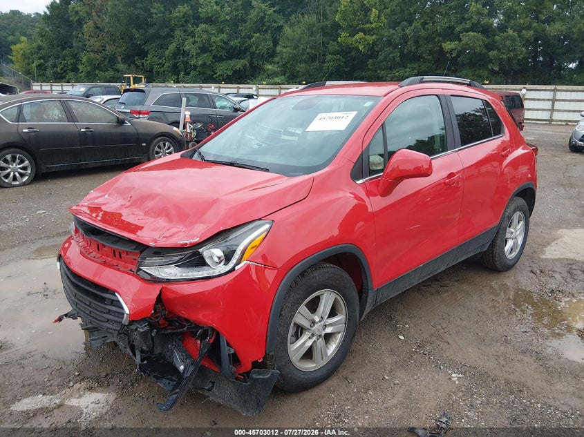 2020 Chevrolet Trax, Front End, IAAI, VIN KL7CJLSB8LB346894 — photo 2