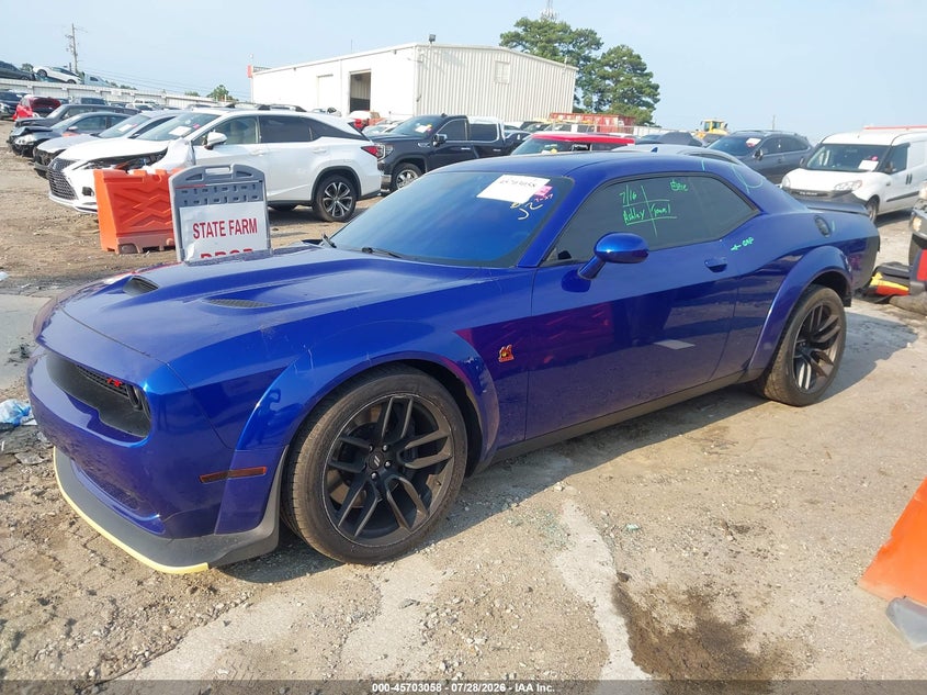Vin: 2c3cdzfj5kh641069, lot: 46201714, dodge challenger r/t scat pack widebody 20192