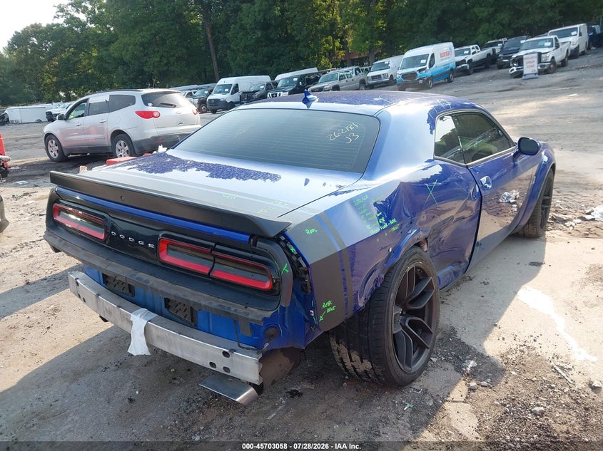 Vin: 2c3cdzfj5kh641069, lot: 46201714, dodge challenger r/t scat pack widebody 20194