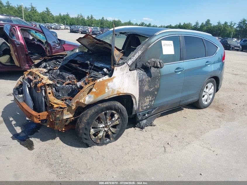 Vin: 5j6rm4h75el056679, lot: 46201726, honda cr-v ex-l 20142