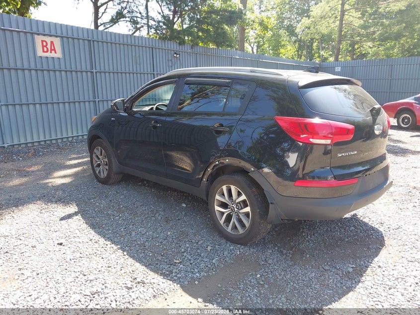 Vin: kndpbcac4e7548343, lot: 46201730, kia sportage lx 20143