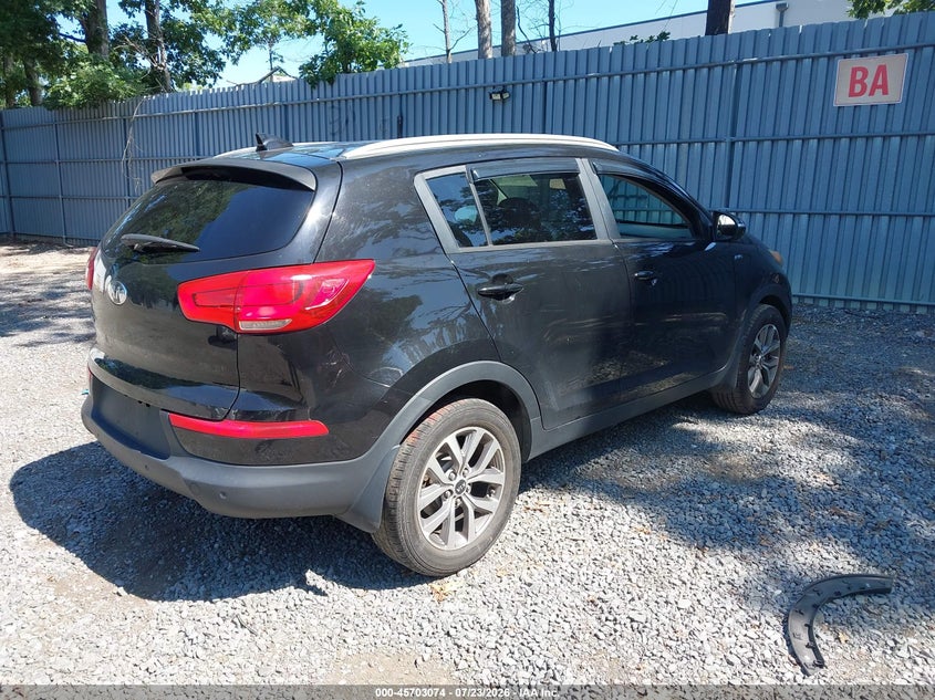 Vin: kndpbcac4e7548343, lot: 46201730, kia sportage lx 20144