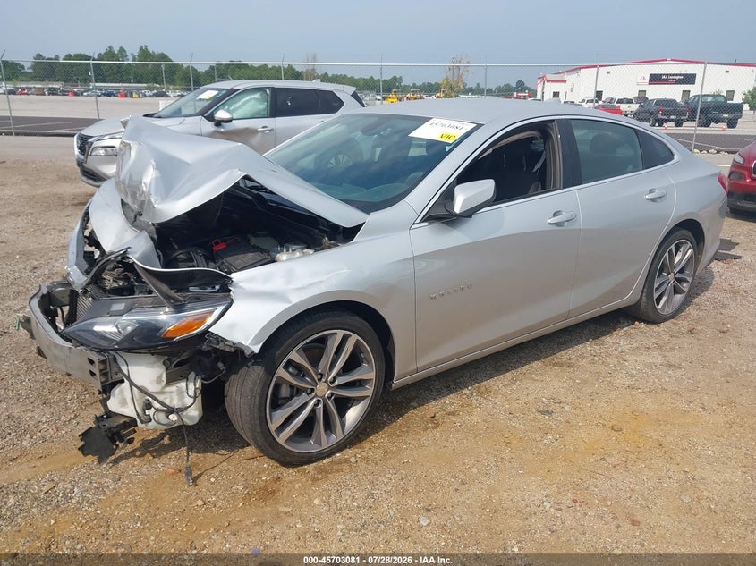 Vin: 1g1zd5stxnf162179, lot: 46201737, chevrolet malibu fwd lt 20222