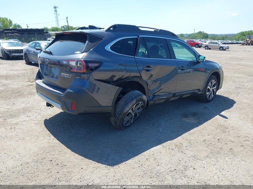 Vin: 4s4btanc9m3222562, lot: 46201744, subaru outback limited 20214