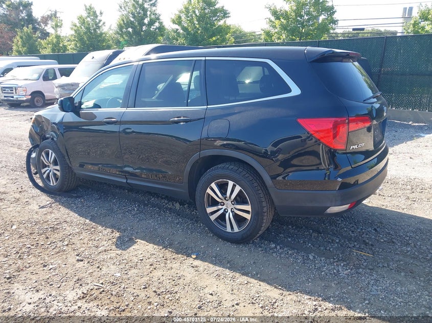 Vin: 5fnyf6h57gb061846, lot: 46201781, honda pilot ex-l 20163