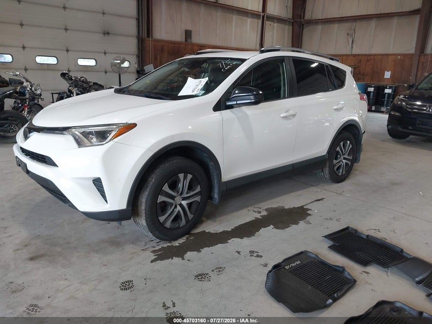 Vin: jtmbfrev4jj723118, lot: 46201816, toyota rav4 le 20182