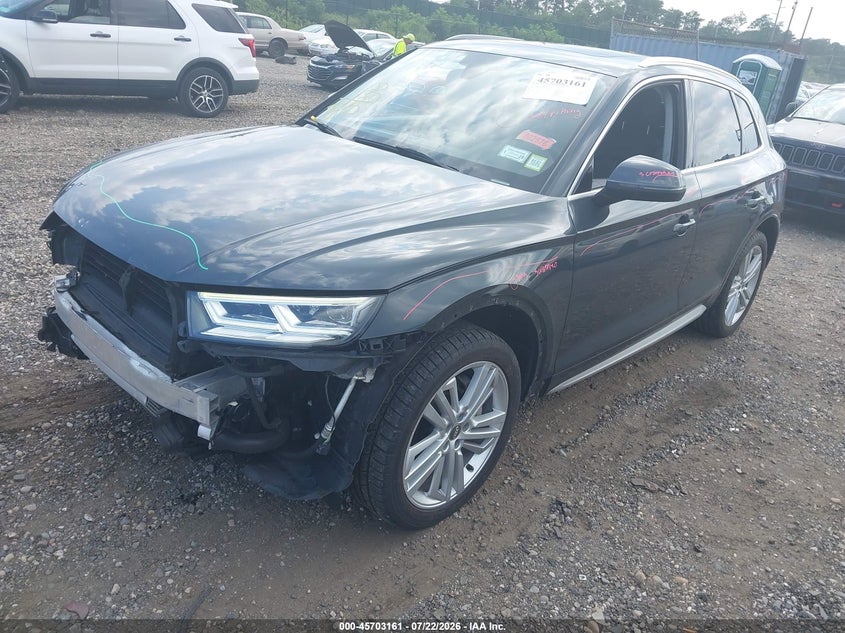 Vin: wa1bnafyxj2007888, lot: 46201817, audi q5 2.0t premium/2.0t tech premium 20182