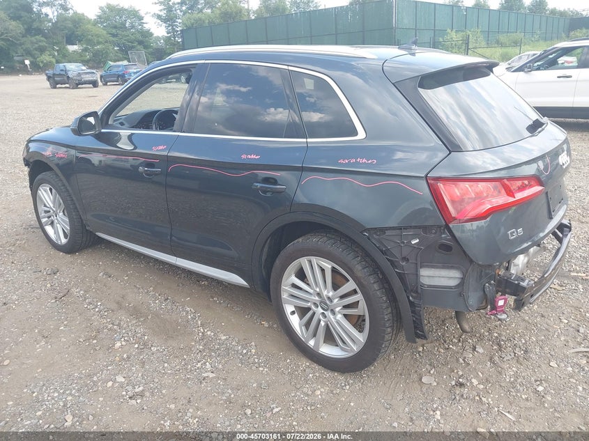 Vin: wa1bnafyxj2007888, lot: 46201817, audi q5 2.0t premium/2.0t tech premium 20183