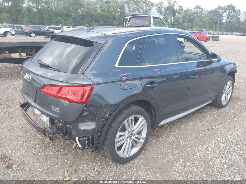 Vin: wa1bnafyxj2007888, lot: 46201817, audi q5 2.0t premium/2.0t tech premium 20184