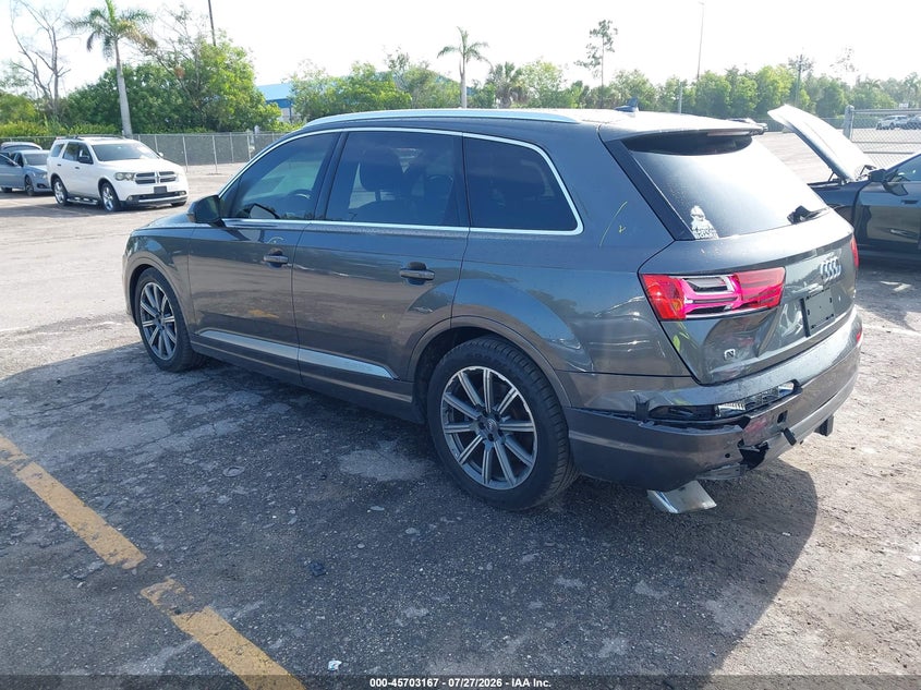 Vin: wa1laaf76jd037210, lot: 46201823, audi q7 3.0t premium 20183
