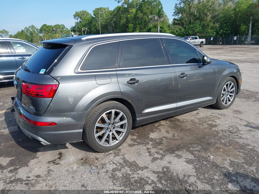 Vin: wa1laaf76jd037210, lot: 46201823, audi q7 3.0t premium 20184