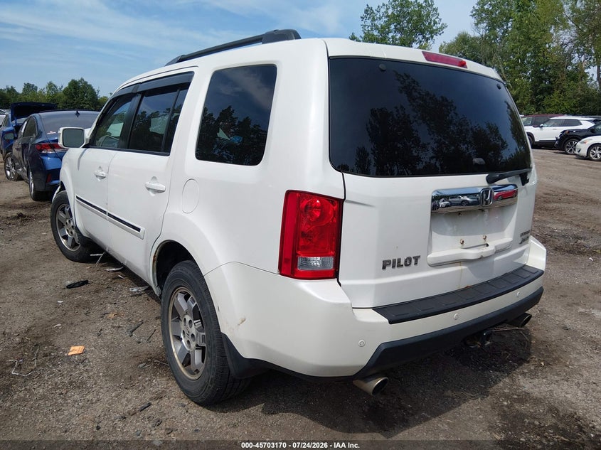 Vin: 5fnyf4h91bb022637, lot: 46201826, honda pilot touring 20113