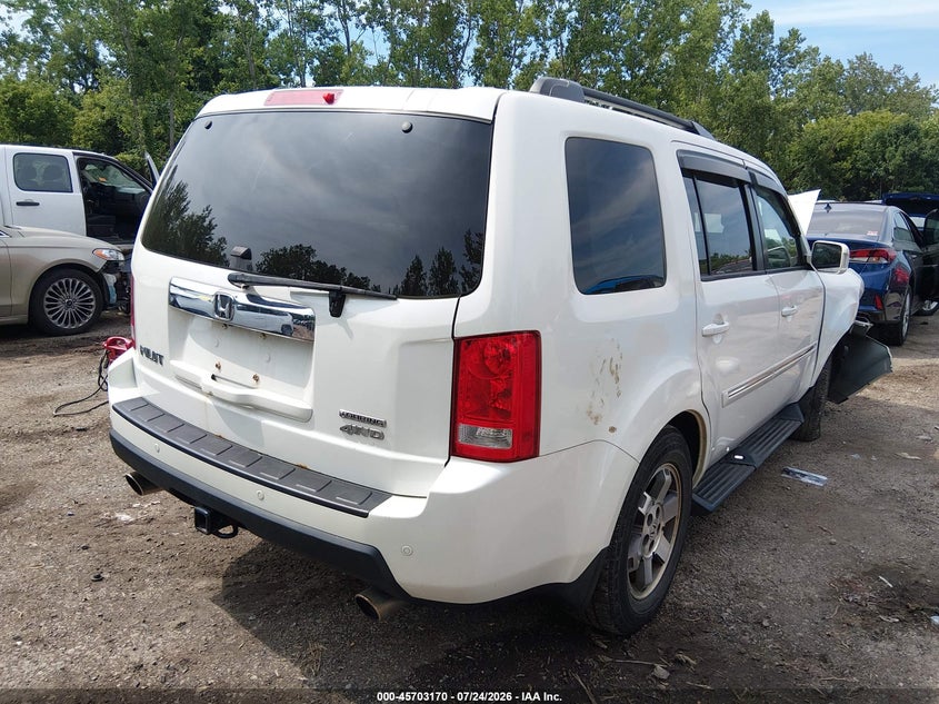 Vin: 5fnyf4h91bb022637, lot: 46201826, honda pilot touring 20114
