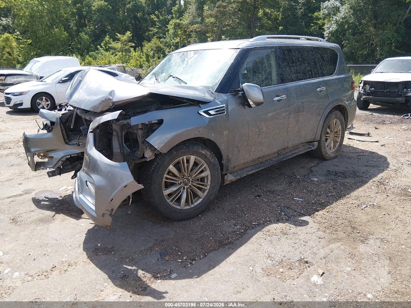 Vin: jn8az2ne8k9233072, lot: 46201852, infiniti qx80 luxe 20192