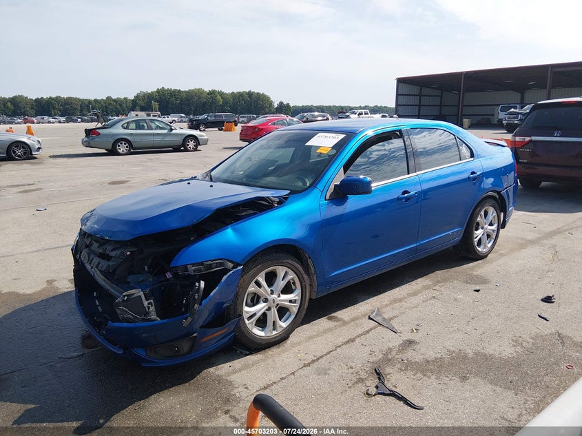 Vin: 3fahp0ha4cr374746, lot: 46201859, ford fusion se 20122