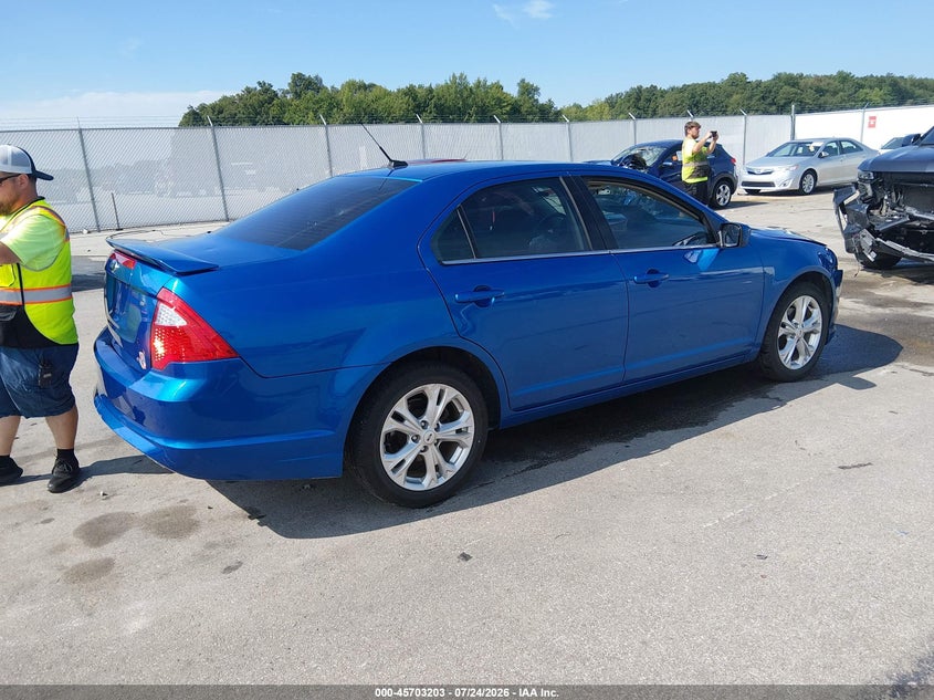 Vin: 3fahp0ha4cr374746, lot: 46201859, ford fusion se 20124