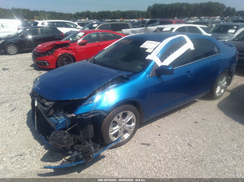 Vin: 3fahp0ha4cr374746, lot: 46201859, ford fusion se 20122