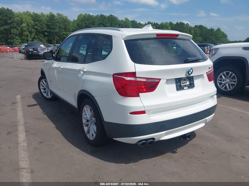 Vin: 5uxwx9c56e0d25004, lot: 46201863, bmw x3 xdrive28i 20143