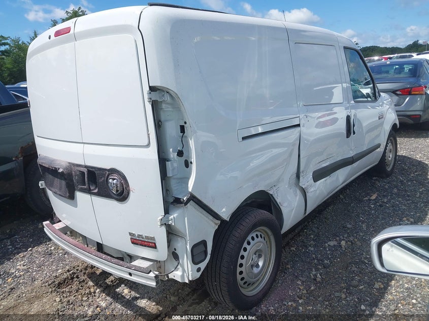 Vin: zfbhrfab5n6w96874, lot: 46201873, ram promaster city cargo van 20224