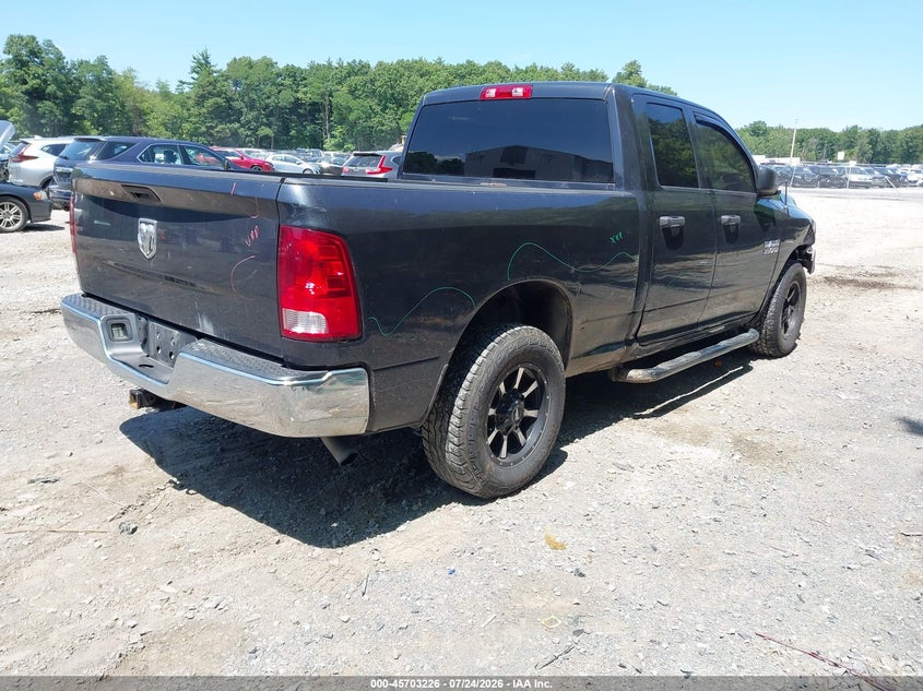 Vin: 1c6rr6fg8js349957, lot: 46201882, ram 1500 tradesman  4x2 6'4 box 20184