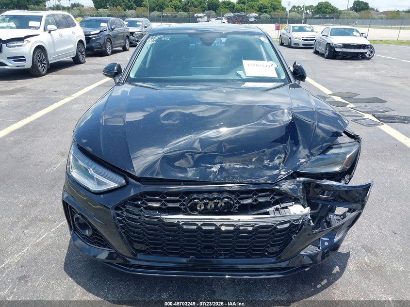 2020 AUDI A4 SEDAN 2.0L I-4 DI, DOHC, VVT, TURBO, 188HP