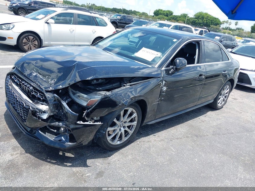 Vin: waugmaf48la054323, lot: 46201905, audi a4 premium 40 tfsi front-wheel drive s tronic 20202