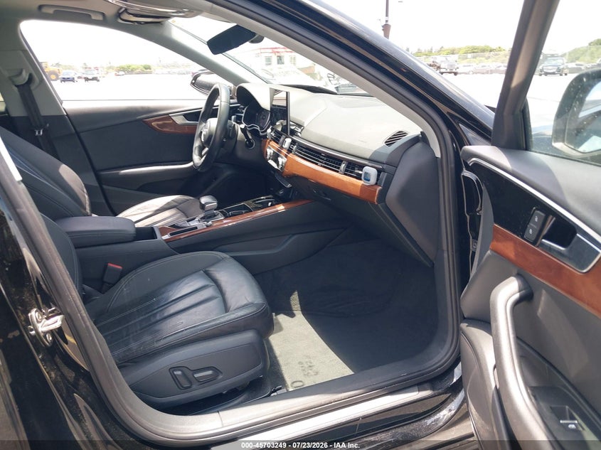 2020 AUDI A4 SEDAN 2.0L I-4 DI, DOHC, VVT, TURBO, 188HP
