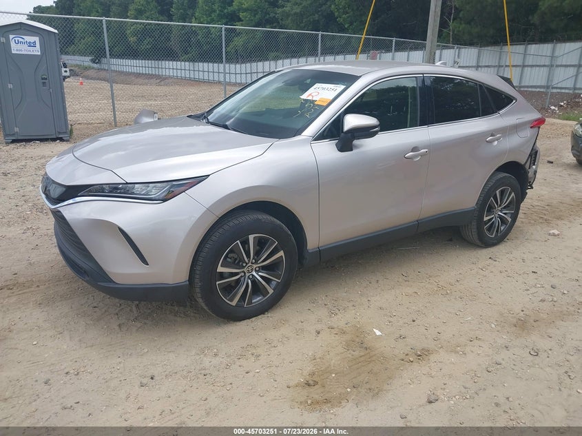 Vin: jteaaaah1nj115358, lot: 46201907, toyota venza le 20222