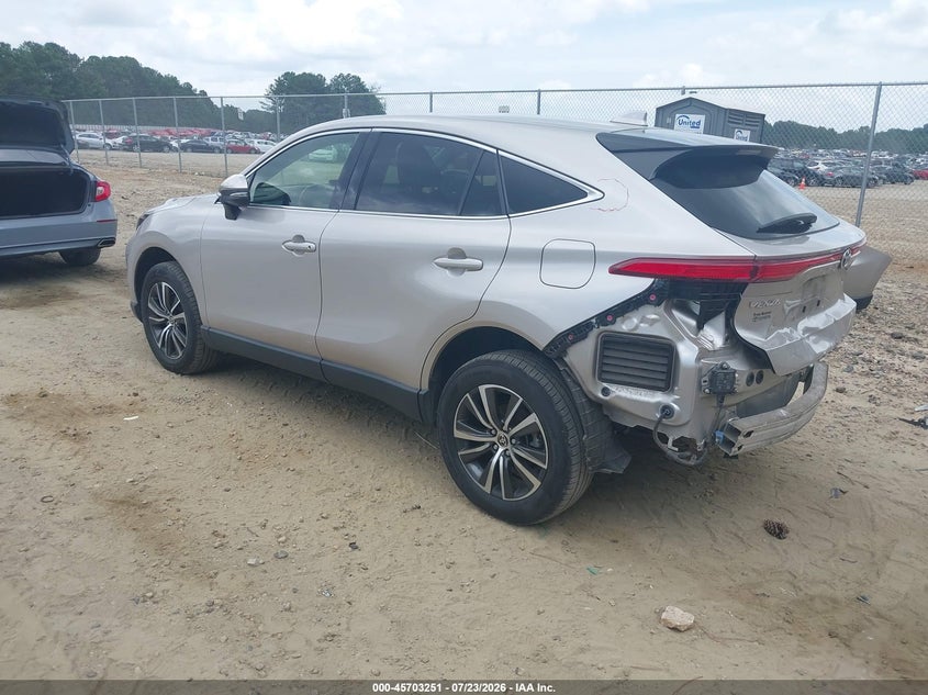 Vin: jteaaaah1nj115358, lot: 46201907, toyota venza le 20223