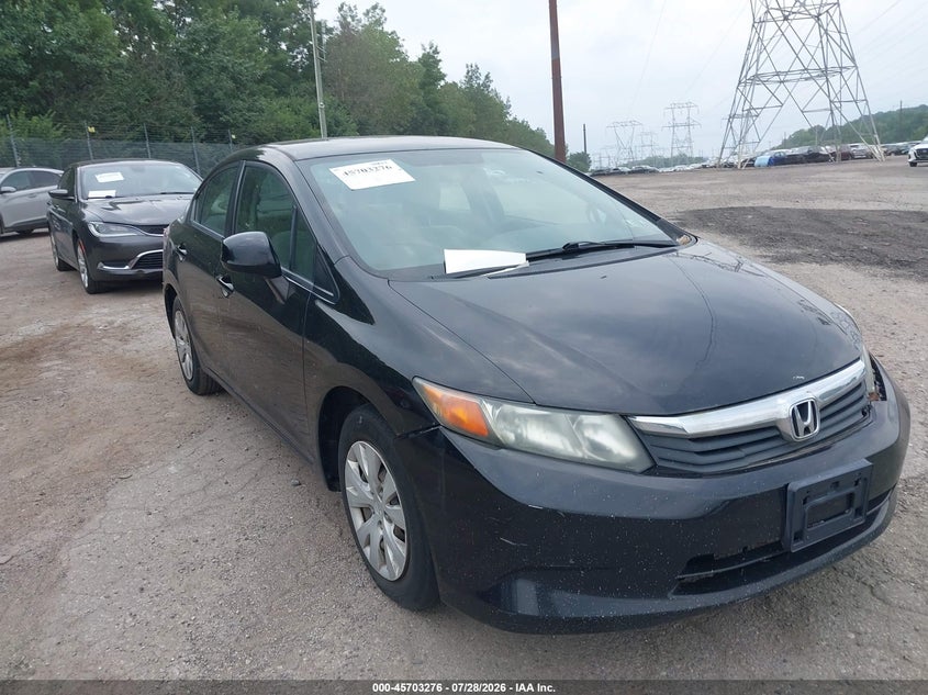 2012 HONDA CIVIC auction photo 1