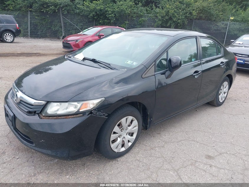 2012 HONDA CIVIC auction photo 2
