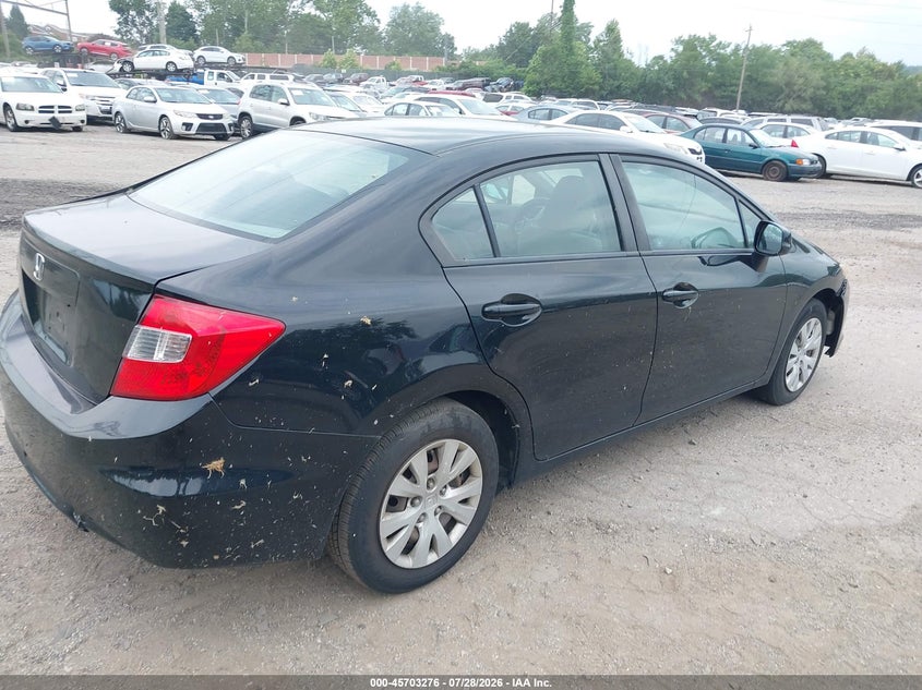 2012 HONDA CIVIC auction photo 4