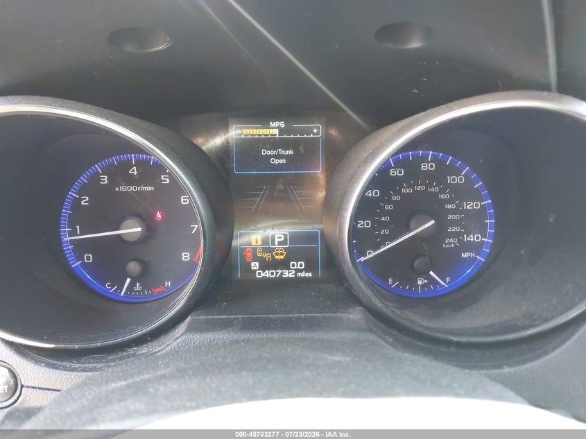 2016 SUBARU LEGACY auction photo 7