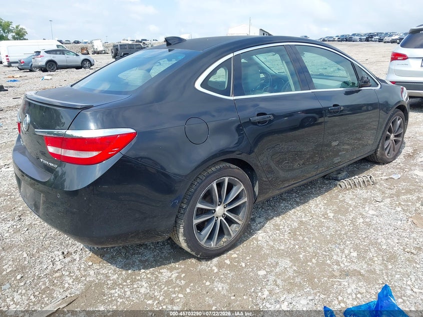 Vin: 1g4pr5sk9h4116524, lot: 46201946, buick verano sport touring 20174