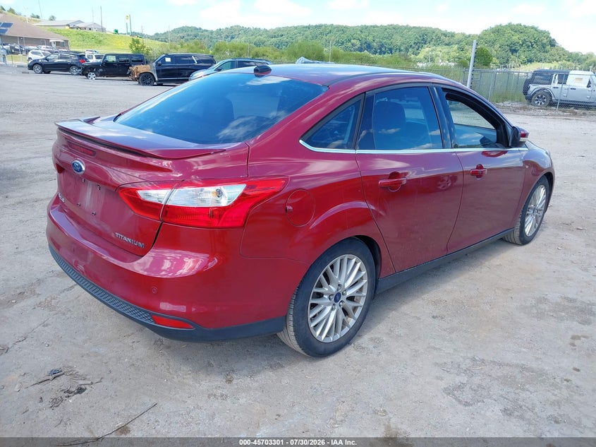 Vin: 1fadp3j26el320398, lot: 46201957, ford focus titanium 20144