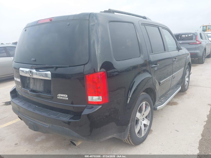 Vin: 5fnyf4h95fb071989, lot: 46201964, honda pilot touring 20154