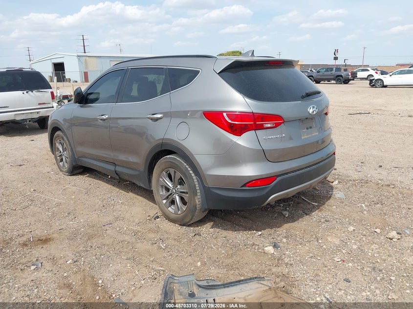Vin: 5xyzu3lb9eg200824, lot: 46201966, hyundai santa fe sport 2.4l 20143