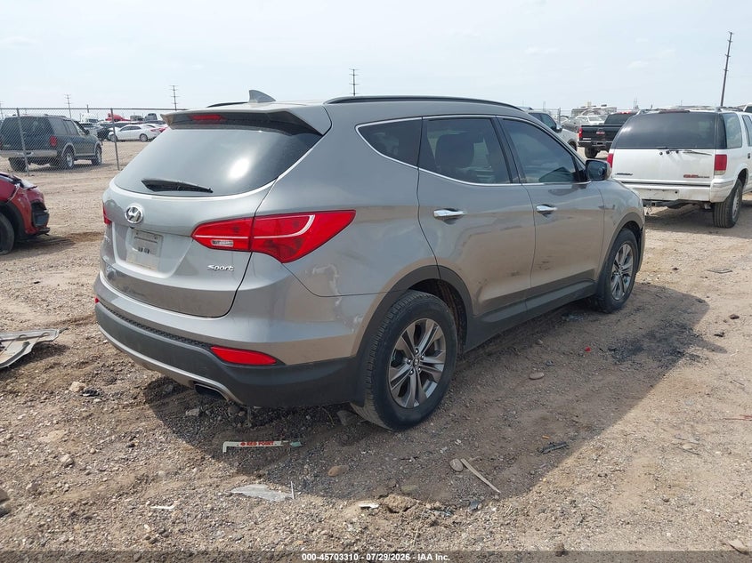 Vin: 5xyzu3lb9eg200824, lot: 46201966, hyundai santa fe sport 2.4l 20144