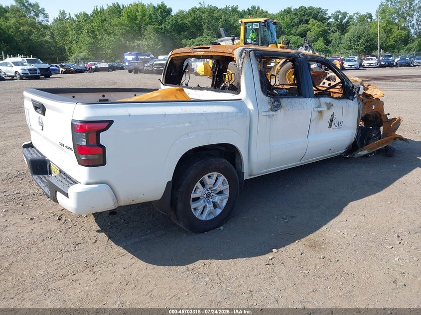 Vin: 1n6ed1ek4pn674771, lot: 46201971, nissan frontier sv 4x4 20234