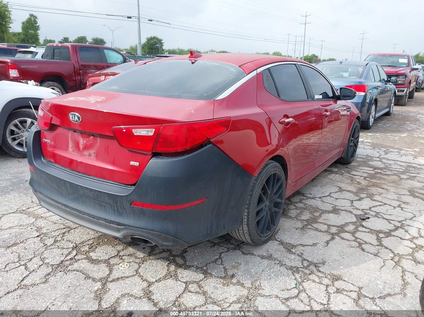 Vin: knagm4a71e5473516, lot: 46201977, kia optima lx 20144