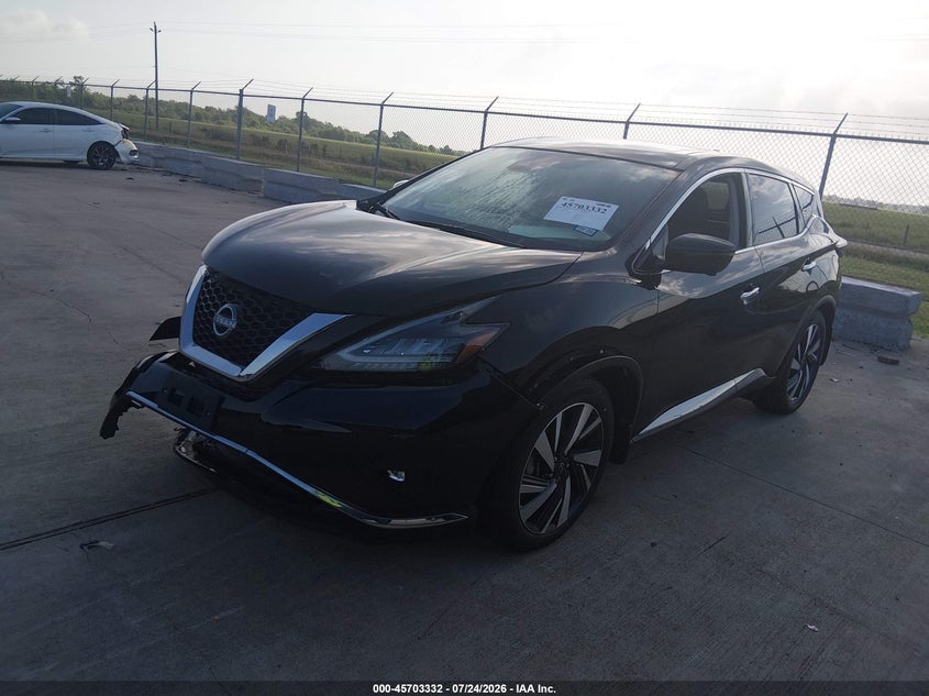 Vin: 5n1az2cj8pc124211, lot: 46201988, nissan murano sl fwd 20232
