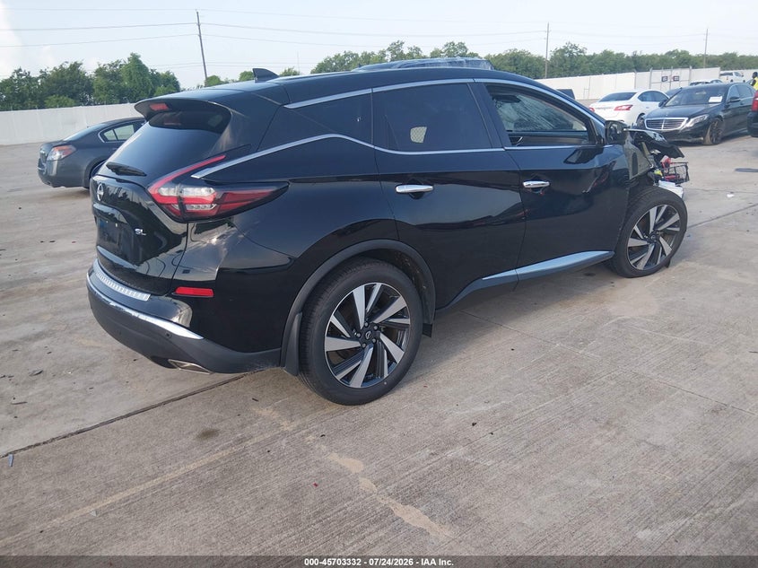 Vin: 5n1az2cj8pc124211, lot: 46201988, nissan murano sl fwd 20234