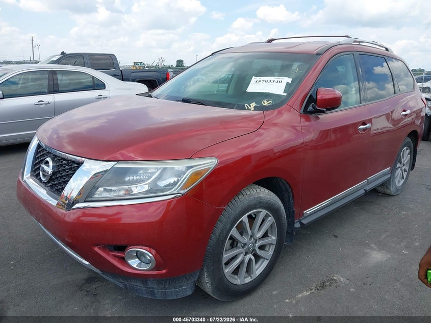2014 NISSAN PATHFINDER SPORT UTILITY VEHICLE 3.5L V-6 DOHC, VVT, 260HP