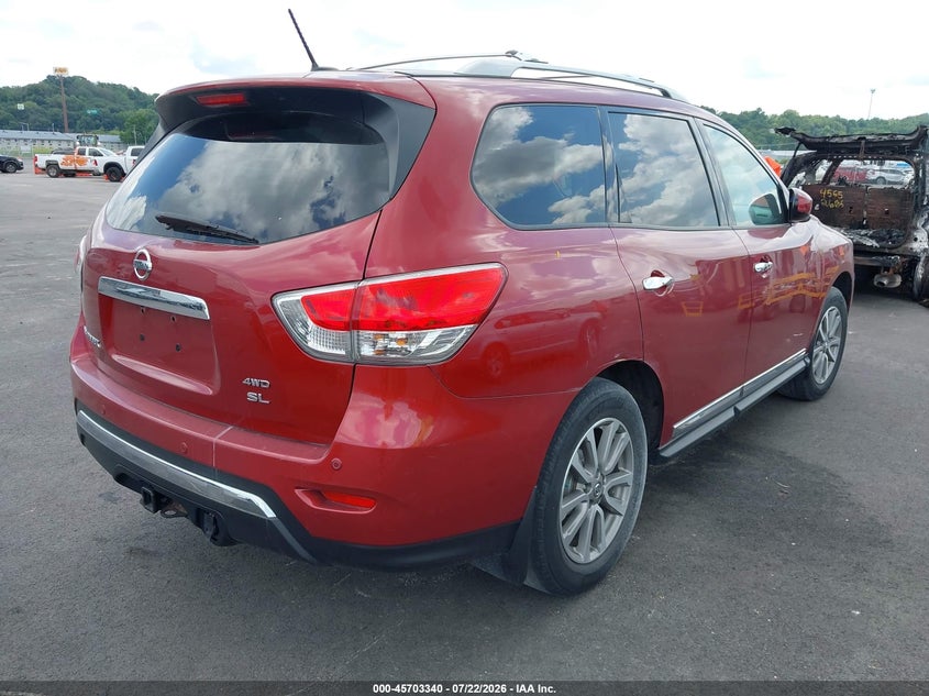 2014 NISSAN PATHFINDER SPORT UTILITY VEHICLE 3.5L V-6 DOHC, VVT, 260HP