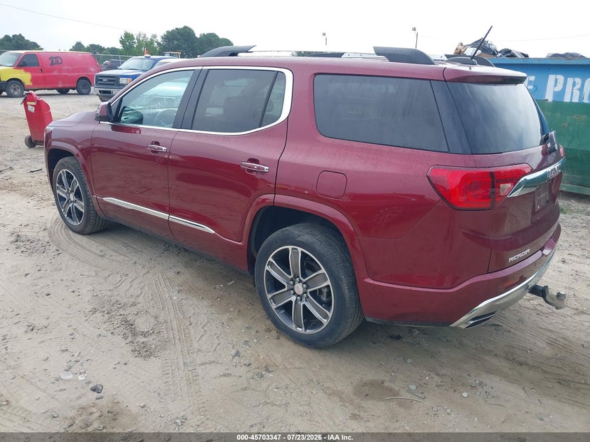 Vin: 1gkknxls6hz272581, lot: 46202003, gmc acadia denali 20173