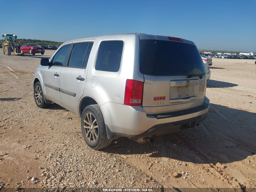 Vin: 5fnyf3h22fb018051, lot: 46202014, honda pilot lx 20153