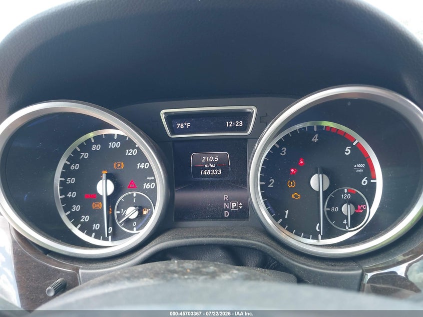 2015 MERCEDES-BENZ ML 250 BLUETEC auction photo 7