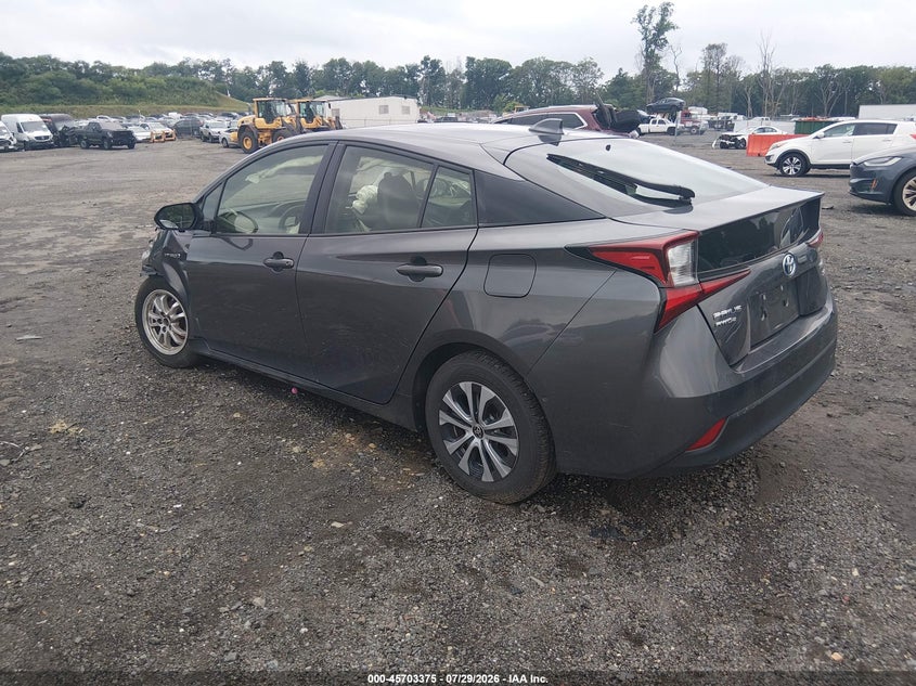 Vin: jtdl9rfu1l3022142, lot: 46202031, toyota prius xle awd-e 20203