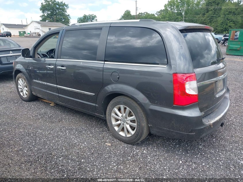 Vin: 2c4rc1gg3fr740888, lot: 46202033, chrysler town & country limited platinum 20153